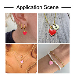 180 шт. 9 цвета из цинкового сплава с эмалью&nbsp;ENAM-CW0001-07