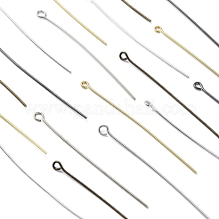 60 шт. 6 стиля латунная булавка для глаз FIND-YW0009-96