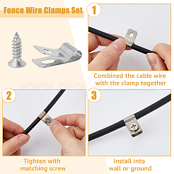 100 шт. винты из нержавеющей стали марки 304 AJEW-DC0001-03