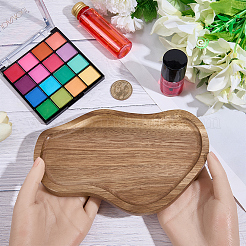 1 шт. деревянные сервировочные подносы&nbsp;AJEW-GF0012-47A