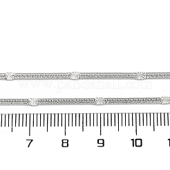 2.5 мм стойка покрытие латунные цепочки елочка ожерелья для женщин мужчин MAK-L044-19P