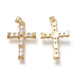 Латунные микро проложить кубического циркония подвески ZIRC-F116-17-G