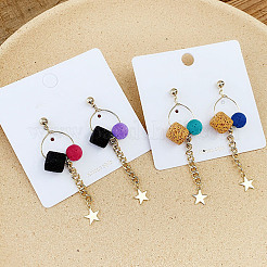 Синтетические бусины из лавы G-OC0001-41