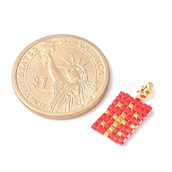 Ручная работа узор ткацкого станка миюки стеклянный бисер&nbsp;PALLOY-MZ00608