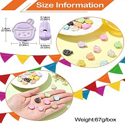 20шт 10 цвета окрашенные распылением бусины из сплава&nbsp;FIND-CJ0002-45