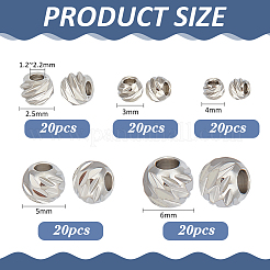 100шт 5 стиля латунные бусины&nbsp;KK-PH0013-92