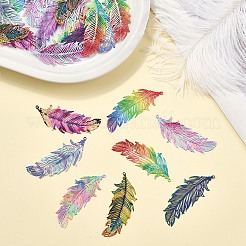 24 шт. 8 стиля ионного покрытия (IP) 201/430 филигранные подвески из нержавеющей стали STAS-YW0002-61