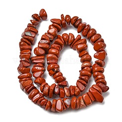 Натуральные красные яшмы бусы пряди G-A285-A08-01