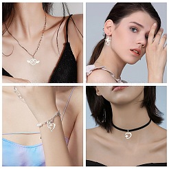 24 шт. 12 стиля подвески из нержавеющей стали 201 STAS-SC0002-85