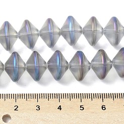 Стеклянные бусины с гальваническим покрытием &nbsp;EGLA-G038-01A-FR02