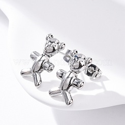 Латунь серьги EJEW-R016-24P