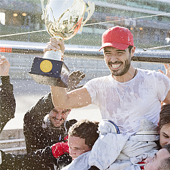 Самоклеящиеся наклейки с тиснением золотой фольгой DIY-WH0211-315