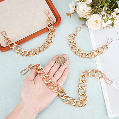 3 шт. 3 стиля алюминиевых цепных ремней для сумок DIY-BBC0002-34