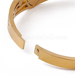 Браслет с сердечком из красной эмали BJEW-L678-06G