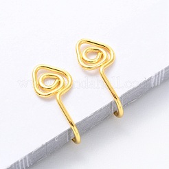 Латунные кольца в носу AJEW-F053-24G