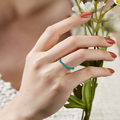 12 шт. 6 стиля 304 нержавеющая сталь бамбуковая наклейка палец кольцо для женщин&nbsp;RJEW-DC0001-14