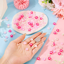 150шт 5 стиля прозрачные акриловые бусины&nbsp;MACR-TA0002-54