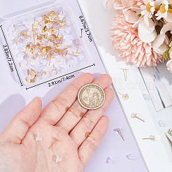 100 шт. фурнитура для сережек-гвоздиков из нержавеющей стали 304 STAS-BBC0004-84