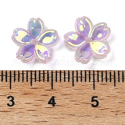 Прозрачная шапочка из бус из АБС-пластика FIND-B043-03C