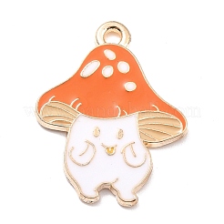 Подвески из сплава с эмалью на осеннюю тему&nbsp;X-ENAM-E361-03LG