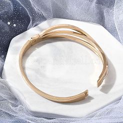 Ионное покрытие (ip) 304 нержавеющая сталь полимерная глина стразы браслеты на петлях для женщин&nbsp;BJEW-A011-16RG