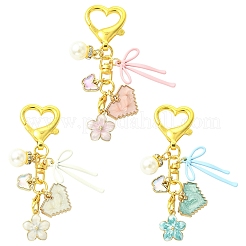 Подвесные украшения из сплава эмали&nbsp;HJEW-YW00282-01