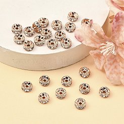 Латунные бусины разделители для поставки стразов&nbsp;RB-A014-Z7mm-01RG-NF