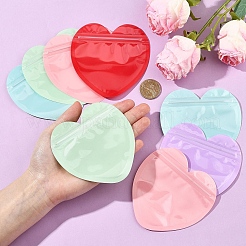 75 шт. 5-х цветные пакеты для украшений в форме сердца с застежкой-молнией&nbsp;FIND-YW0011-11