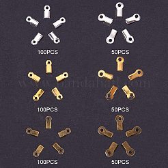 450 шт. 3 цвета концы железного шнура IFIN-PH0023-10