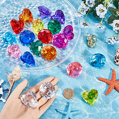 20шт 20 вида пластиковых кабошонов&nbsp;KY-SP0001-27