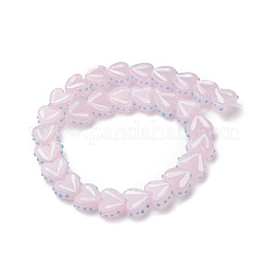 Сердце ручной работы лэмпворк бусы нити LAMP-G150-01J