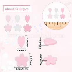 Кабошоны из полимерной глины ручной работы&nbsp;CLAY-CP0001-02