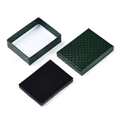 Шкатулки для драгоценностей из фактурного картона с ромбами CBOX-T006-01I