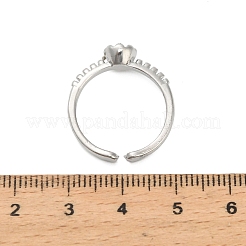 Латунные крепления колец для пальцев&nbsp;KK-F734-04P-NR