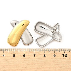 Серьги-гвоздики из нержавеющей стали 304&nbsp;EJEW-D308-02PG