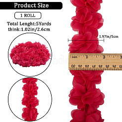 5 ярд полиэстерового шифонового кружева DIY-GF0008-56A