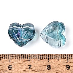 Прозрачные стеклянные бусины GLAA-T028-03E