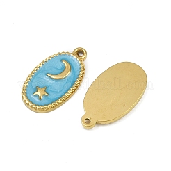 Подвески из нержавеющей стали 304 с эмалью&nbsp;STAS-L302-03G