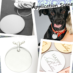 Кабошоны для бирки из штампованной нержавеющей стали 304 STAS-BBC0005-61A