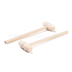Мини-деревянные молотки для травы&nbsp;WOOD-C003-01
