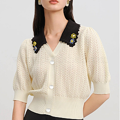 30 шт. 3 стиля пуговицы-ракушки с 1 отверстиями на ножке BUTT-WR0001-17B