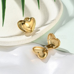 Серьги-кольца из нержавеющей стали 304 с ионным покрытием (IP)&nbsp;EJEW-C124-01D-G