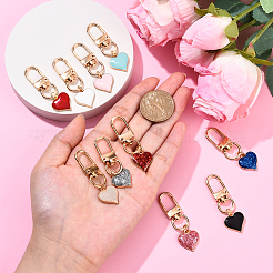 Подвесные украшения из эмали из сплава 10 шт.&nbsp;HJEW-YW00154