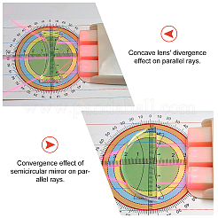 5шт 5 стиль акриловая физика оптическая линза AJEW-GA0003-06