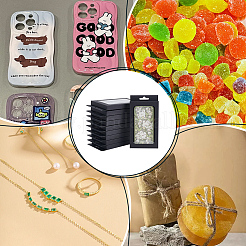 Прямоугольные складные креативные картонные коробки&nbsp;LS-CON-WH0087-99B