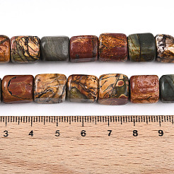 Натуральная полихромная яшма/камень Пикассо/нити бус из яшмы Пикассо&nbsp;LS-G-T140-60A