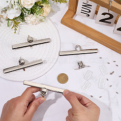 4 шт. застежка-защелка для сумки из цинкового сплава с поворотным замком&nbsp;PURS-CP0001-03P