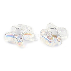 Прозрачные акриловые бусины с УФ-покрытием OACR-S145-04