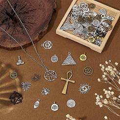 Сплавочные подвески тибетского стиля&nbsp;FIND-ME0001-23