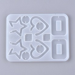 Силиконовые Молды для кулонов и ссылок смешанной Молды DIY-K031-05